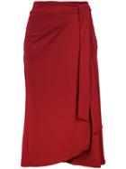 Lilly Sarti Tie Fastening Skirt - Red