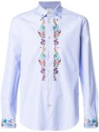 Paul Smith Embroidered Shirt - Blue