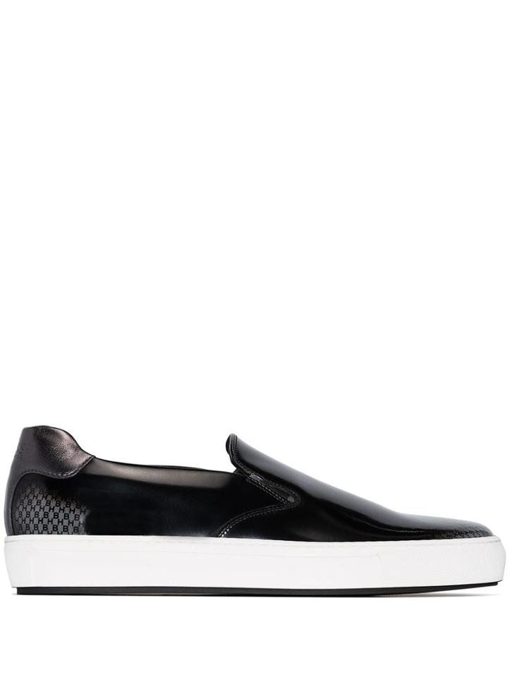 Hugo Hugo Boss Black Logo Oblique Slide Sneakers