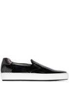 Hugo Hugo Boss Black Logo Oblique Slide Sneakers