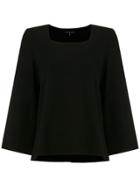 Alcaçuz Lena Button Up Top - Black