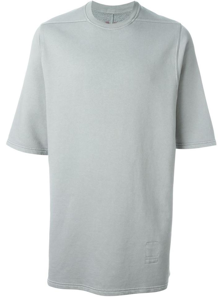 Rick Owens Drkshdw Jumbo T-shirt, Men's, Grey, Cotton