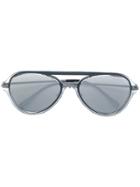 Prada Eyewear Aviator Sunglasses - Grey