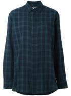 Rag & Bone /jean Checked Long Sleeve Shirt, Women's, Size: Medium, Blue, Cotton