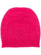 Roberto Collina Knitted Beanie Hat - Pink
