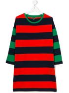 Stella Mccartney Kids Striped T-shirt Dress - Red