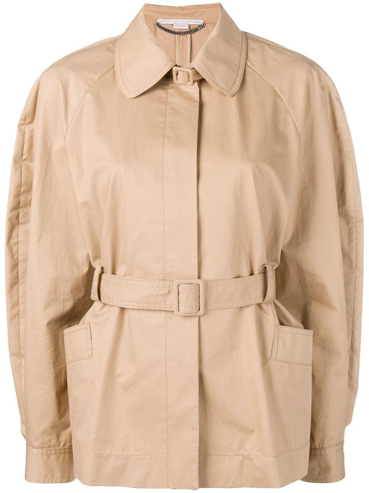 Stella Mccartney Belted Trench Jacket - Neutrals