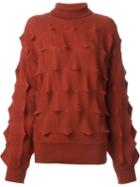 Issey Miyake Vintage Roll Neck Sweater, Women's, Size: Medium, Red