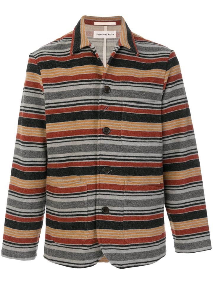 Universal Works Striped Jacket - Multicolour