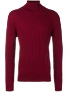 Calvin Klein Turtle Neck Jumper - Red