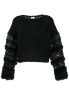 Comme Des Garçons Noir Kei Ninomiya Knitted Sweater - Black