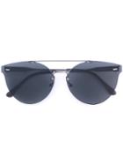 Retrosuperfuture - Oversized Sunglasses - Unisex - Acetate - One Size, Black, Acetate
