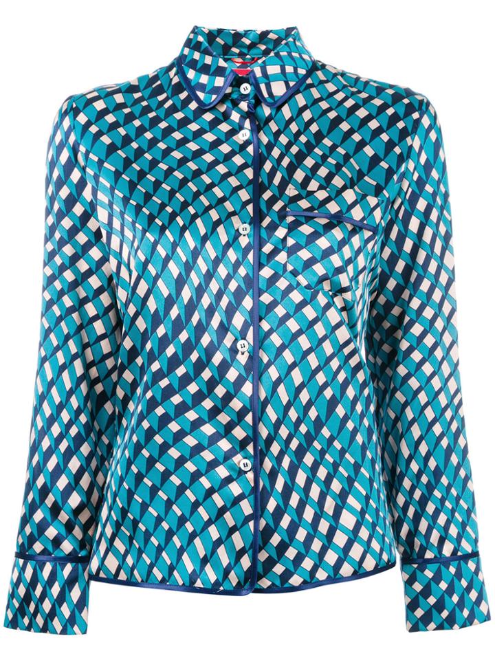 F.r.s For Restless Sleepers Efesto Pyjama Shirt - Blue