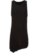 Julius Long Fit Vest, Men's, Size: 4, Black, Rayon/wool