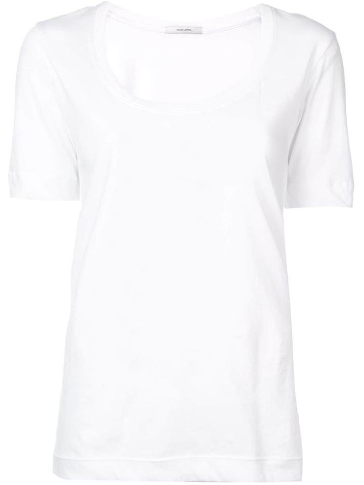 Adam Lippes Scoop Neck T-shirt - White