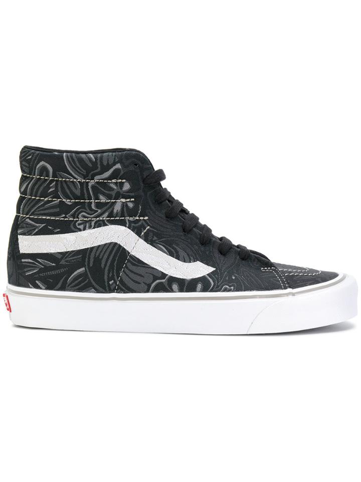 Vans Sk8-hi Jaquard Hi-top Sneakers - Black