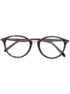 Céline Eyewear Round Frame Glasses - Brown