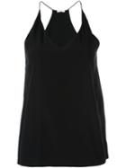 6397 Slip Cami Top, Women's, Size: Large, Black, Spandex/elastane/silk