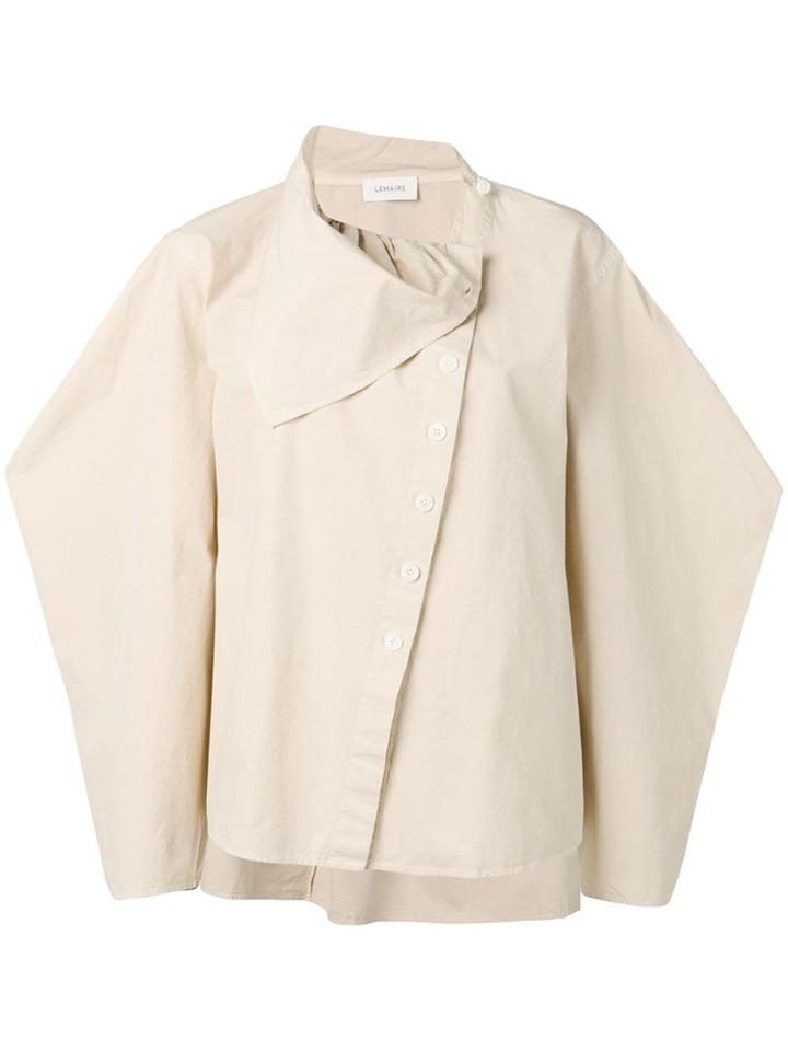 Lemaire Sable Structured Shirt - Neutrals