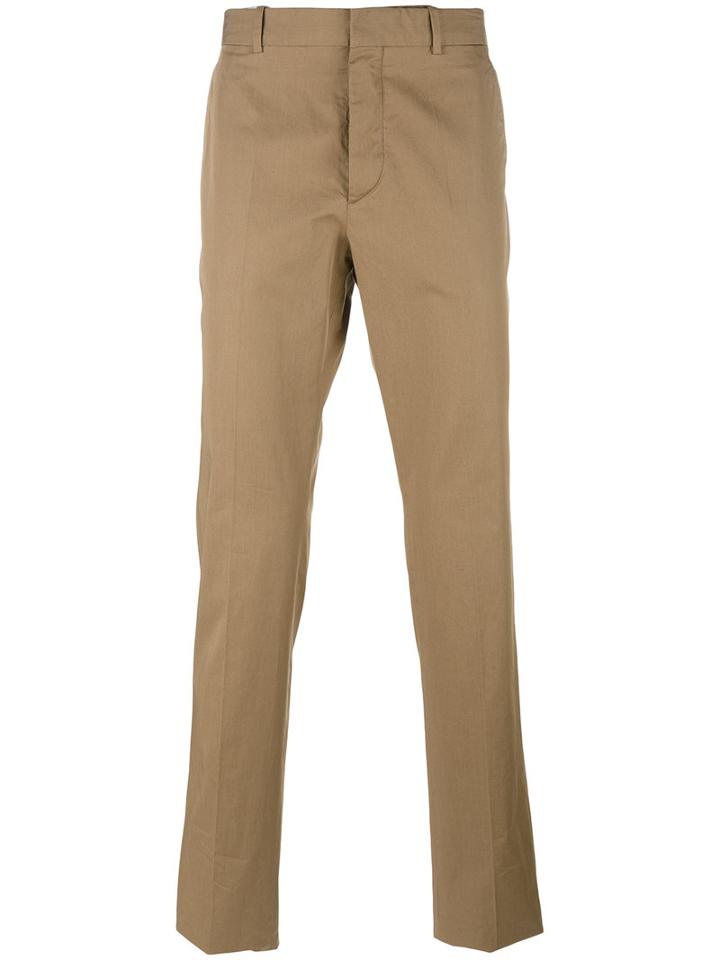 Marni Slim Fit Chino, Men's, Size: 46, Brown, Cotton