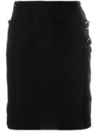 Comme Des Garçons Vintage 1989 Shorts Overlapping Skirt - Black