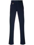 Billionaire Cropped Chino Trousers - Blue