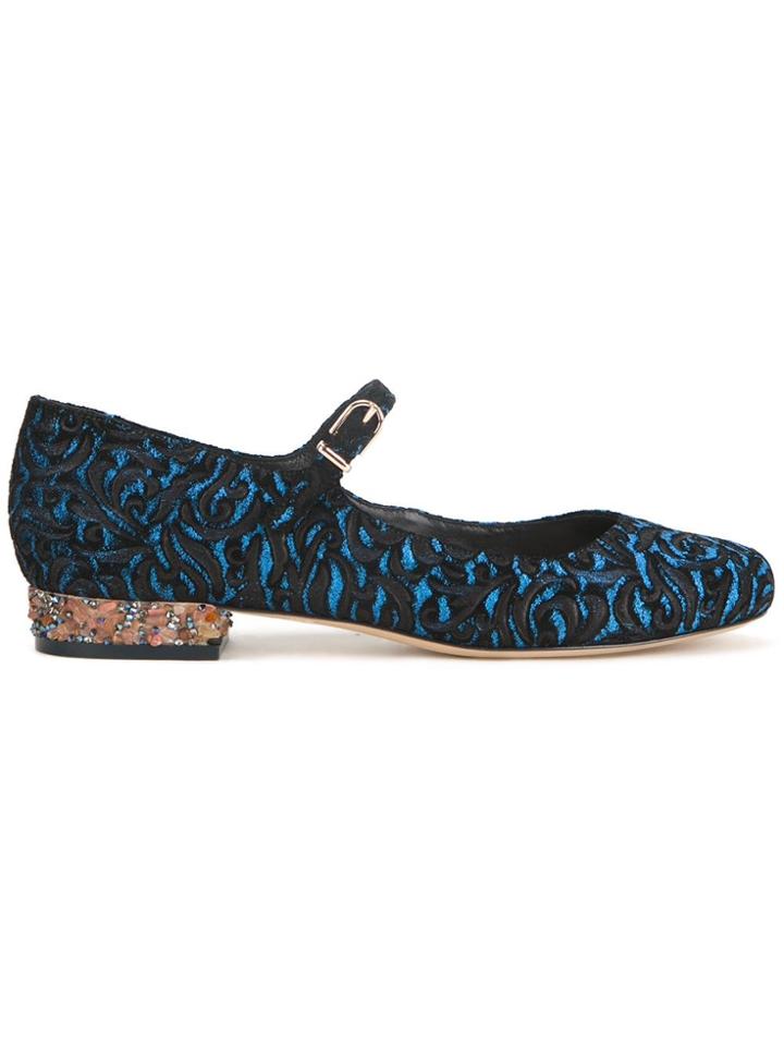 Sophia Webster 'baroque' Ballerinas - Blue