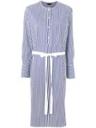 Joseph Long Tie Waist Dress - Blue
