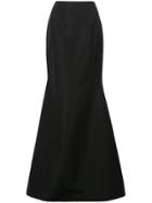 Carolina Herrera Long Flared Skirt - Black
