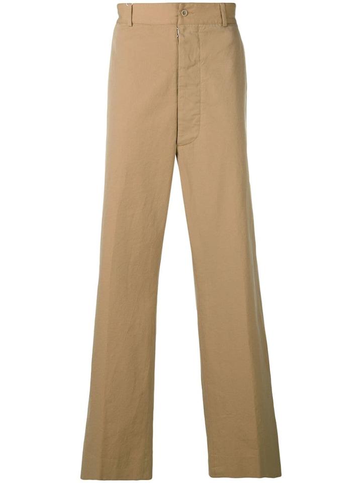 Maison Margiela Wide Leg Trousers - Neutrals