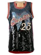 Night Market - Cavaliers Embroidered Nba Tank - Women - Polyester - One Size, Black, Polyester