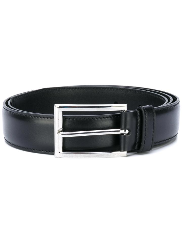 Prada Elongated Buckle Belt - Brown