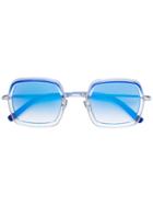 Cutler & Gross Square Shaped Sunglasses - Blue