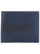 Salvatore Ferragamo Logo Embossed Wallet - Blue