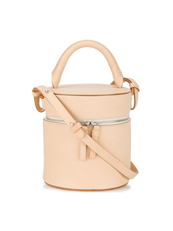 Building Block Drum Shoulder Bag - Nude & Neutrals