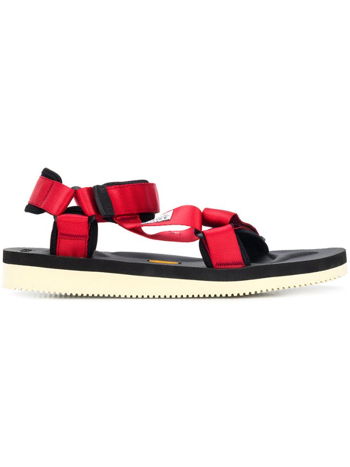 Suicoke Strapped Open-toe Sandals - Red