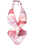 Fleur Of England Paradise Swimsuit - Pink & Purple