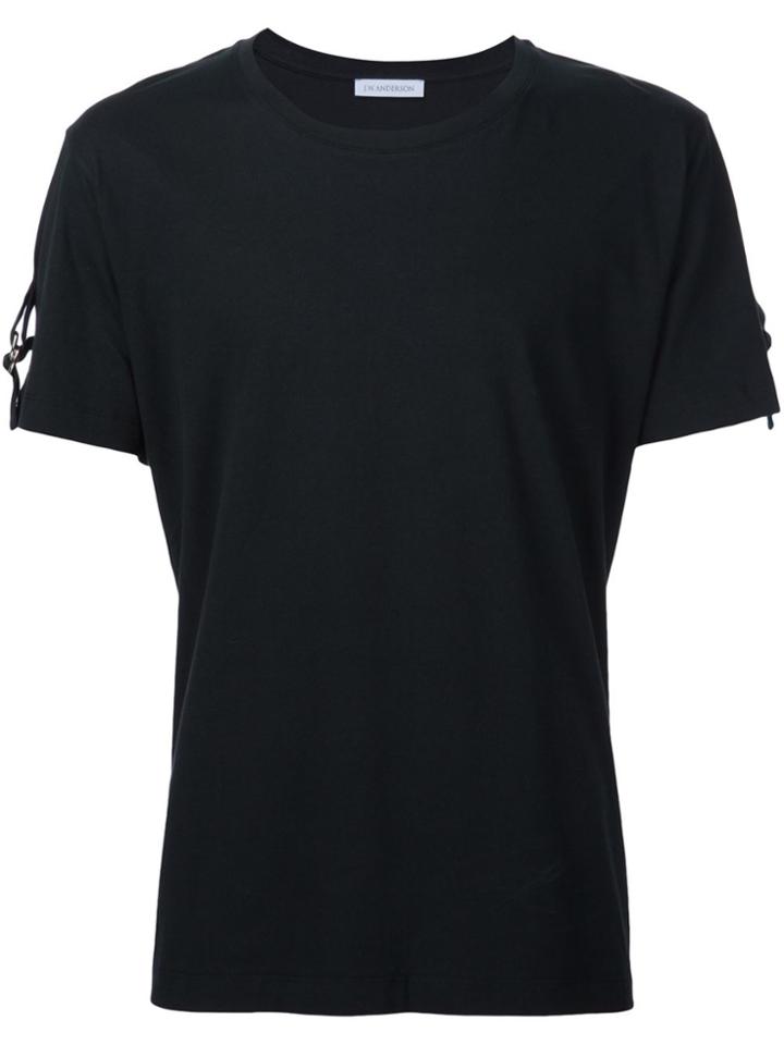 Jw Anderson Sleeve Strap T-shirt - Black
