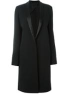 Haider Ackermann Shawl Lapel Midi Coat, Women's, Size: 38, Black, Silk/rayon/virgin Wool