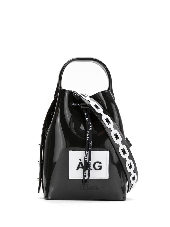 Àlg Bolsa/pochete Com Alça De Corrente - Black