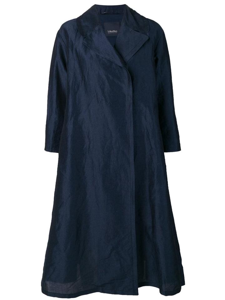 's Max Mara Lightweight Trench Coat - Blue