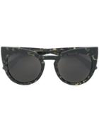 Mykita Patterned Cat-eye Sunglasses - Black