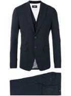 Dsquared2 - London Three-piece Suit - Men - Polyester/spandex/elastane/virgin Wool - 54, Blue, Polyester/spandex/elastane/virgin Wool