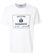 Maison Kitsuné Romance Road Panel T-shirt - White