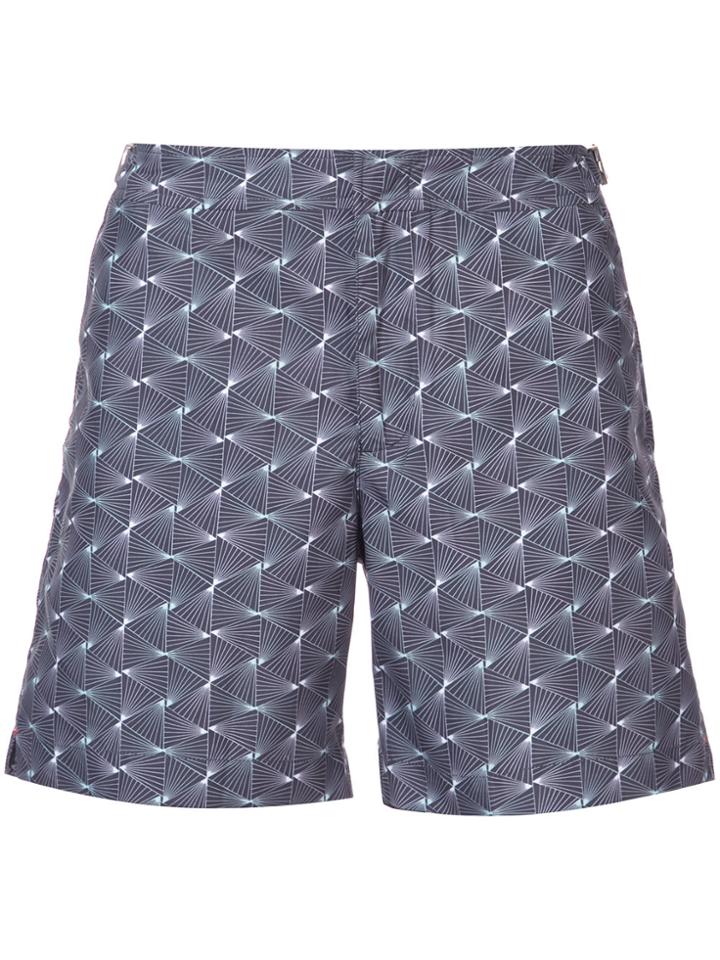 Orlebar Brown Optical Print Shorts - Grey