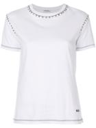 Miu Miu Studded T-shirt - White