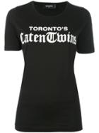 Dsquared2 Caten Twins T-shirt, Women's, Size: Small, Black, Cotton