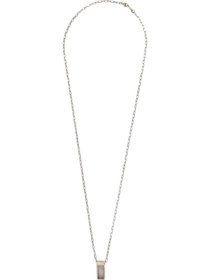 Tobias Wistisen Chain Pendant Necklace - Metallic