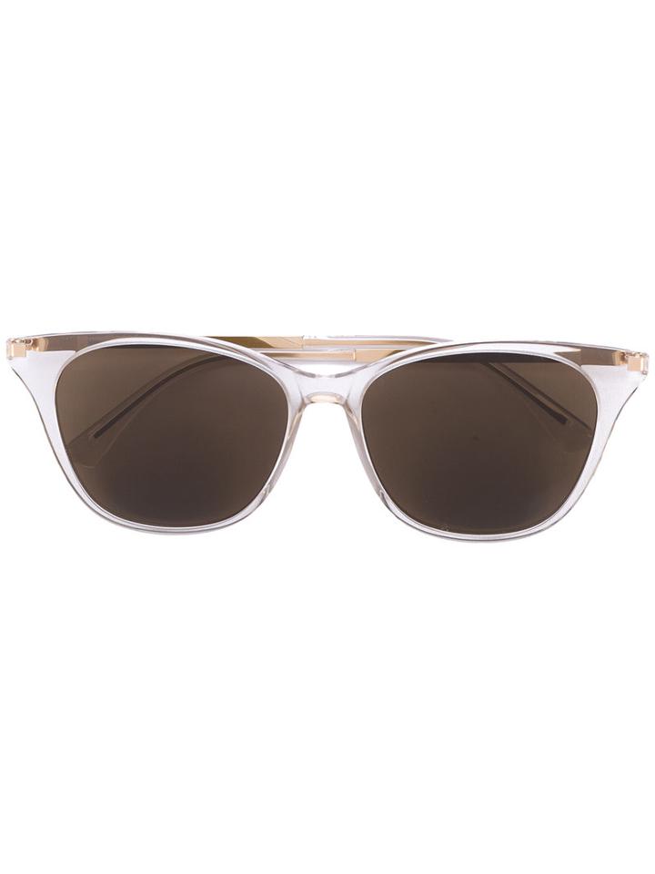 Mykita - Nilak Sunglasses - Women - Acetate/steel - One Size, Yellow/orange, Acetate/steel