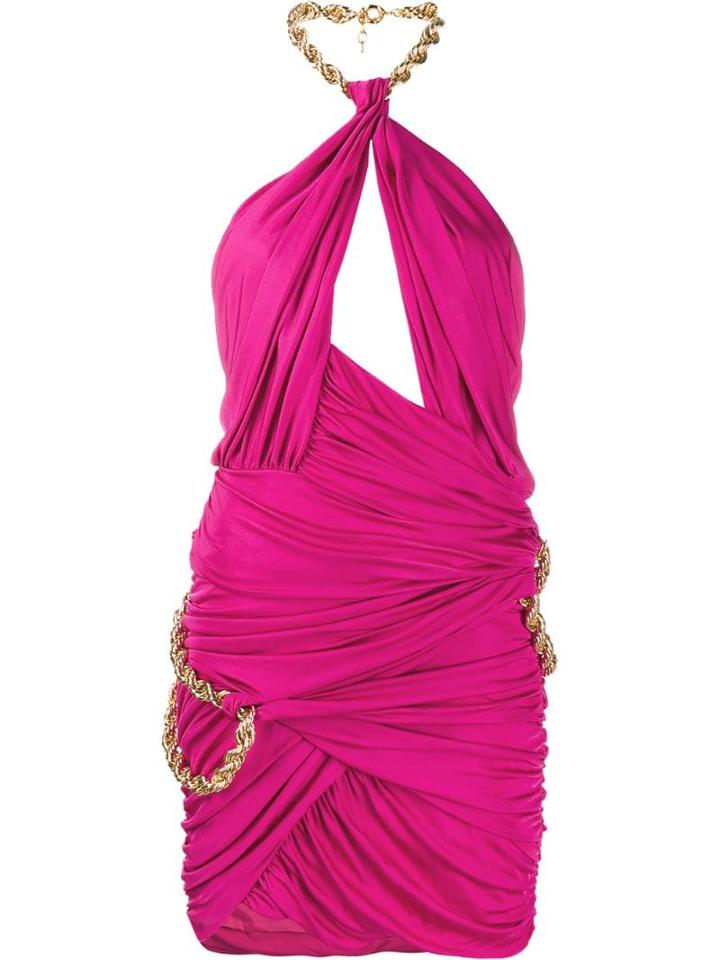 Moschino Chain Detail Dress - Pink